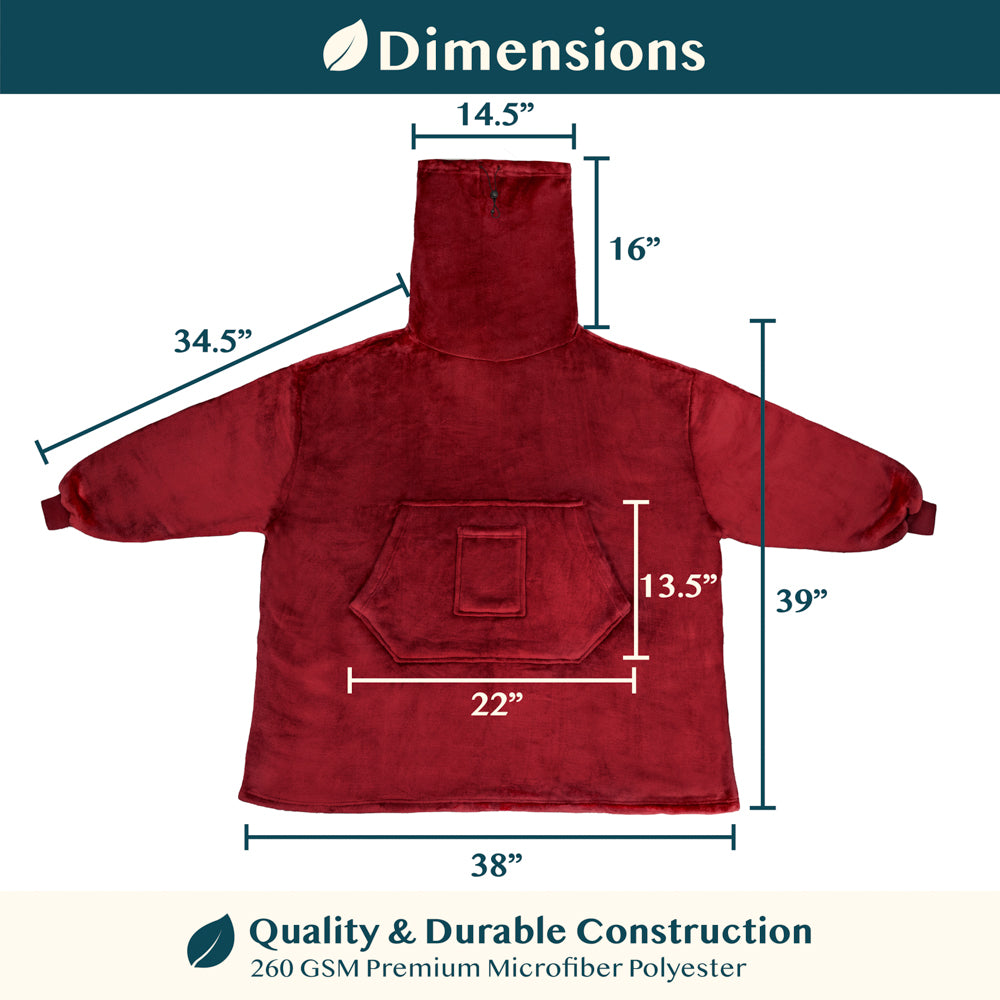 Neck Warmer Sweatshirt Hoodie Blanket