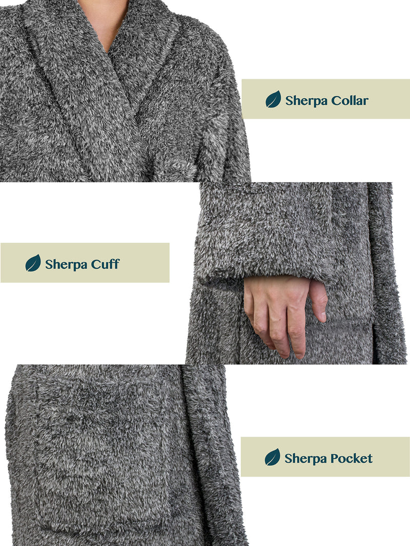 Men's Sherpa Fluffy Robe