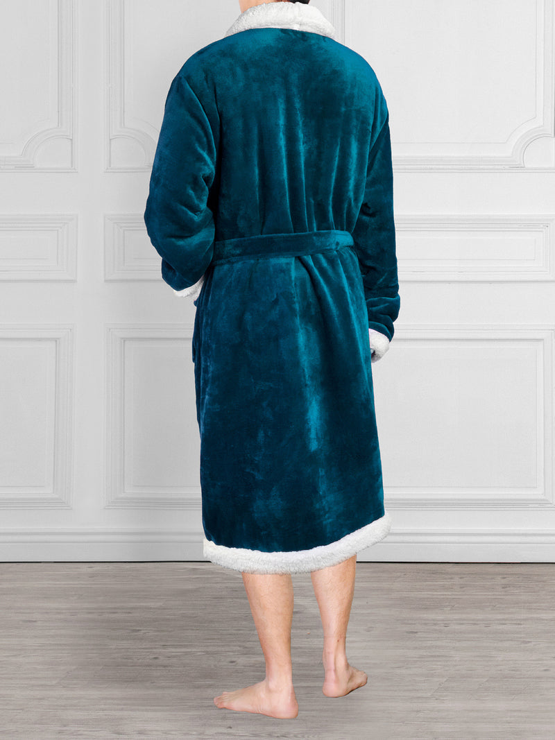 Men's Premium Sherpa Fleece Robe