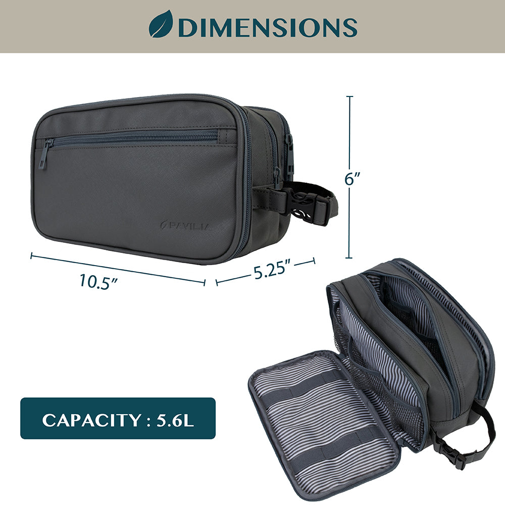 Men's Modern Dopp Kit Toiletry Bag