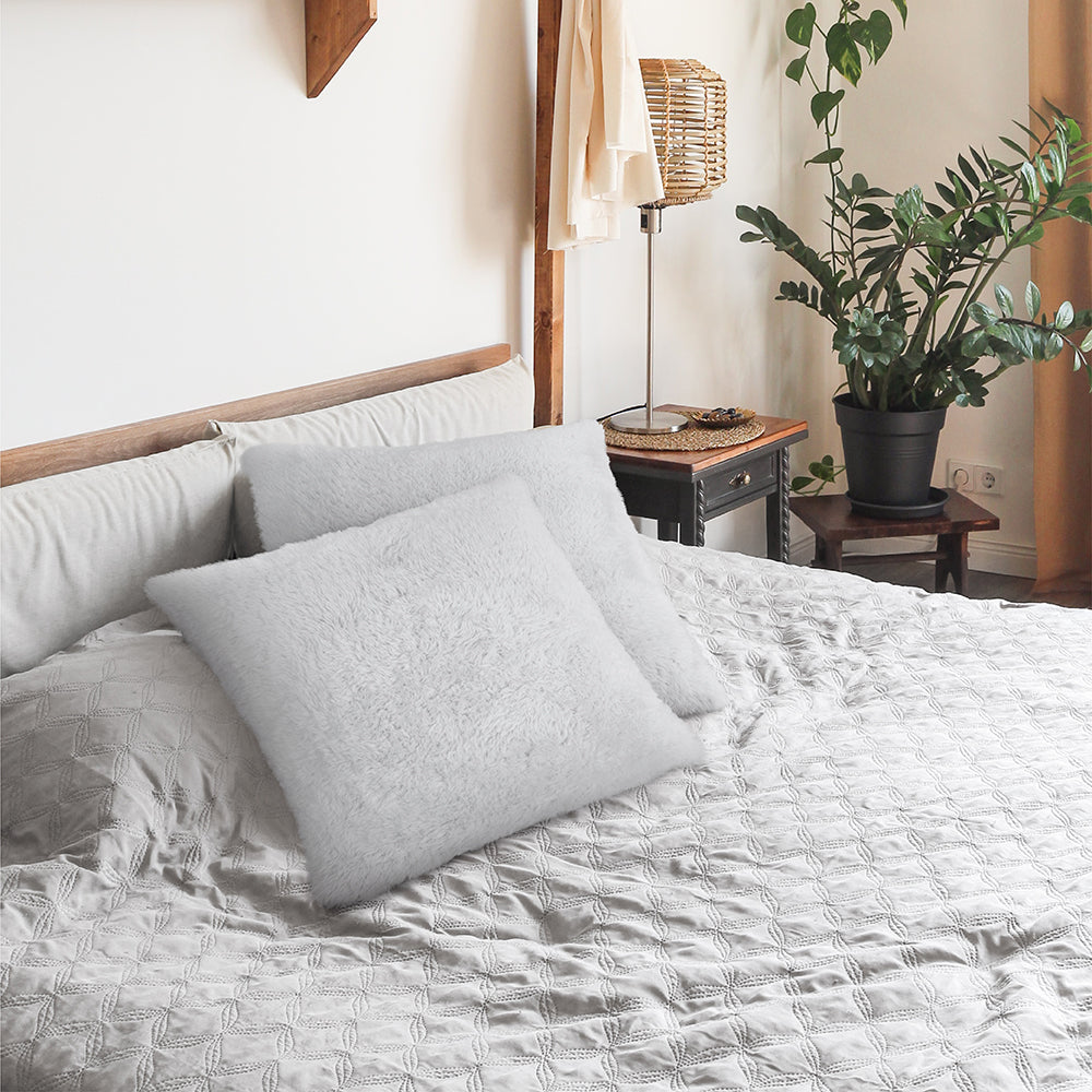 Sherpa Fleece Pillow Cover - Set of 2