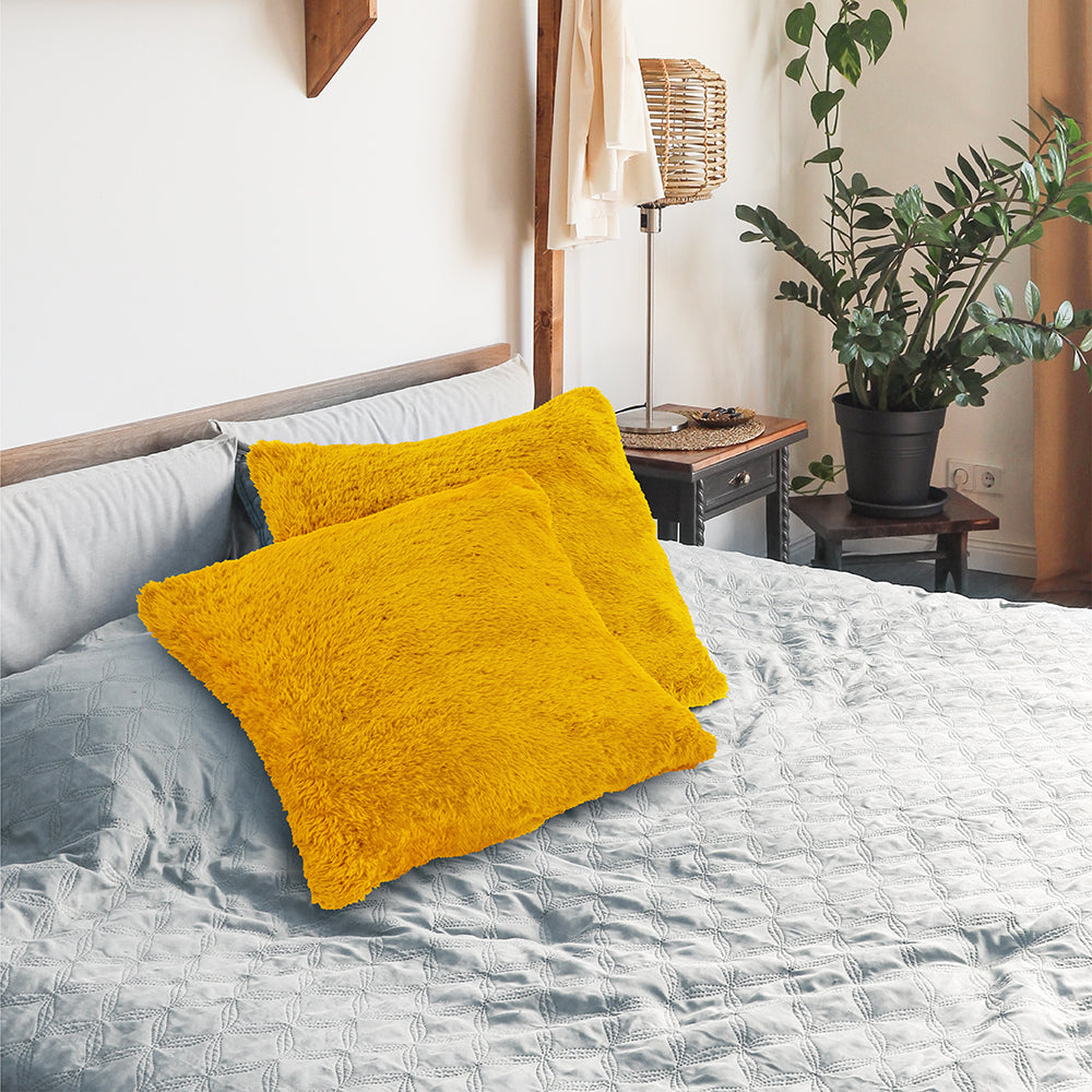 Sherpa Fleece Pillow Cover - Set of 2