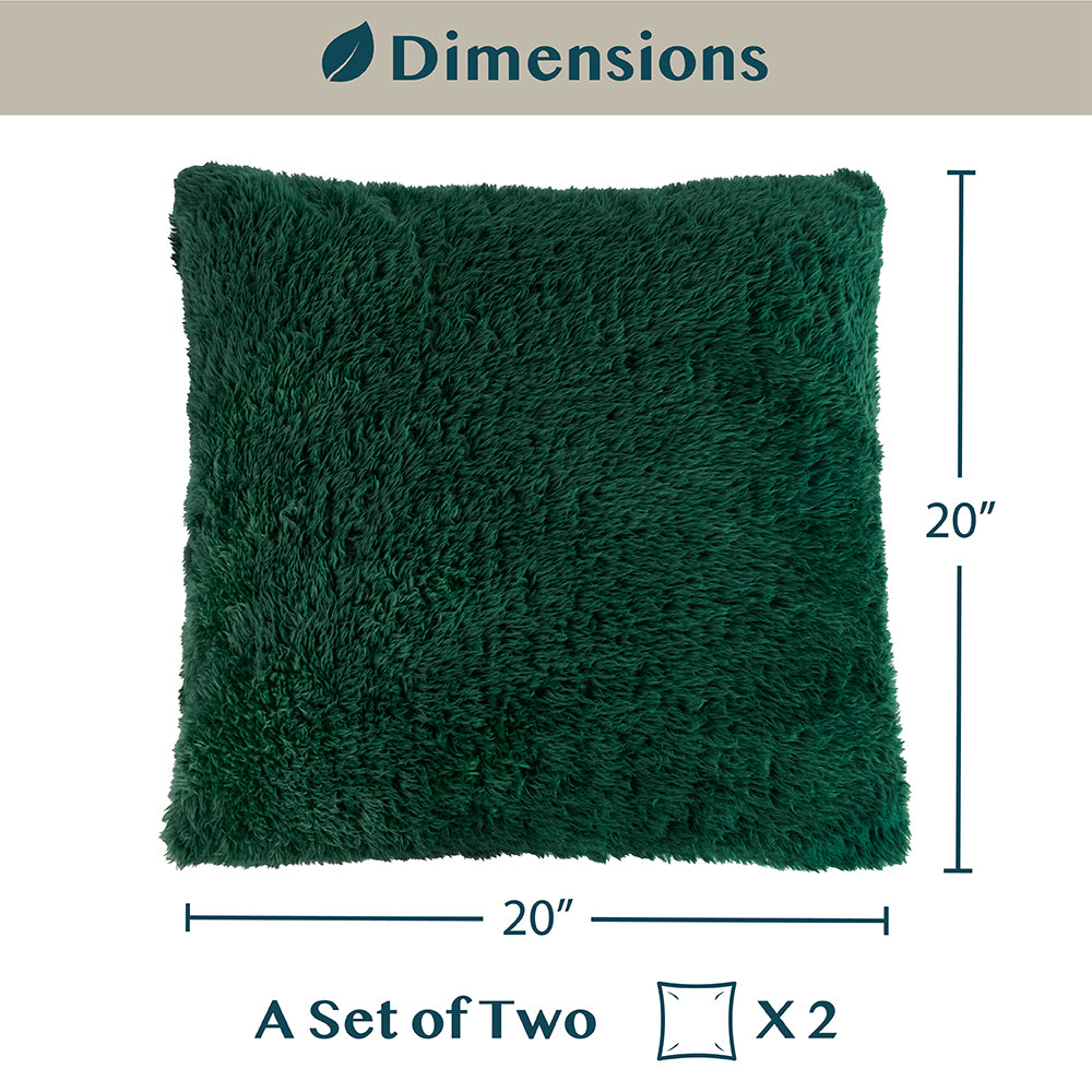 Sherpa Fleece Pillow Cover - Set of 2