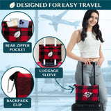 Wearable Fleece Travel Blanket Pillow