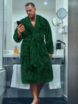 Men's Sherpa Fluffy Robe