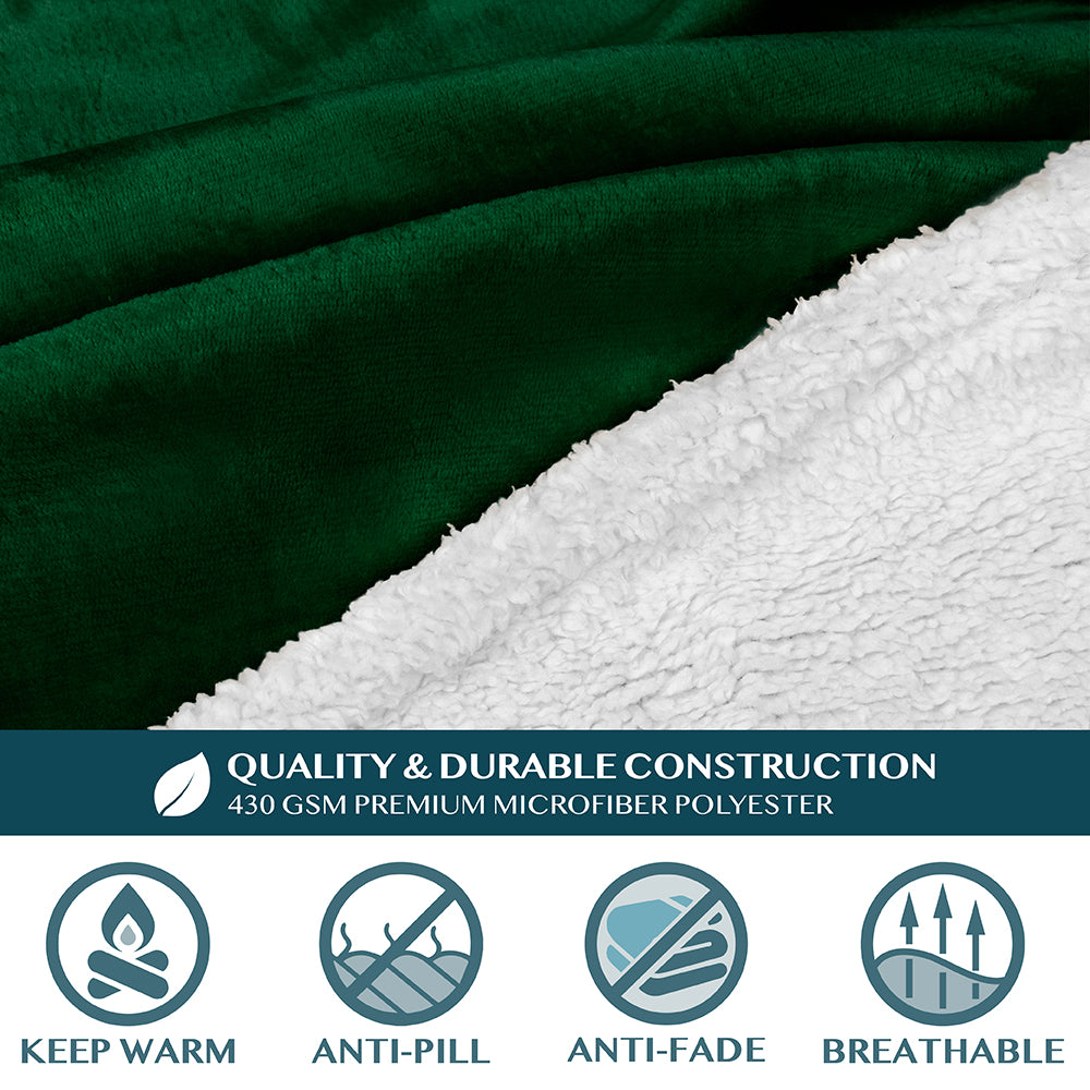 Blanket with Sleeves - Patch Pocket