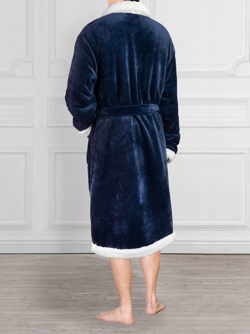 Men's Premium Sherpa Fleece Robe