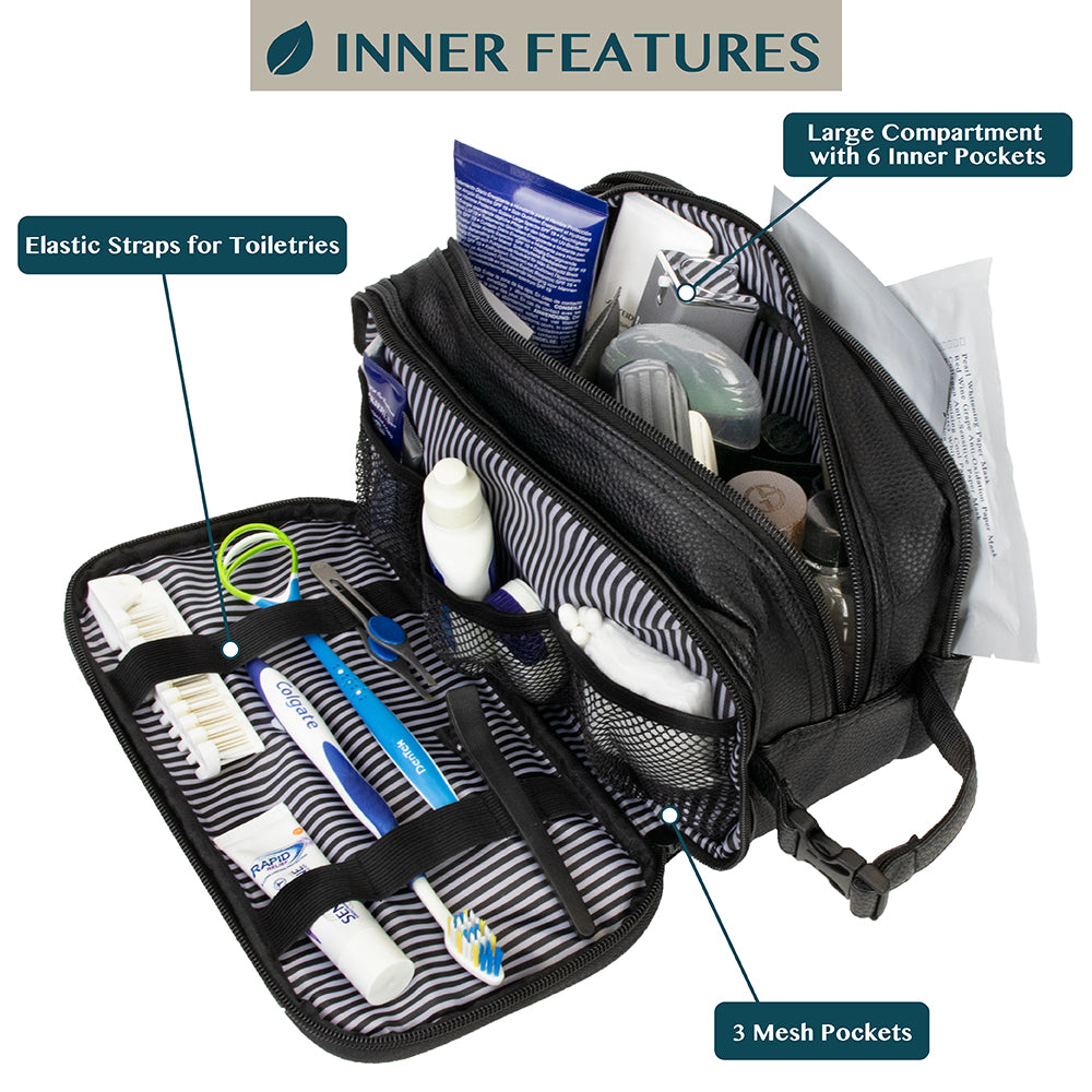Men's Modern Dopp Kit Toiletry Bag