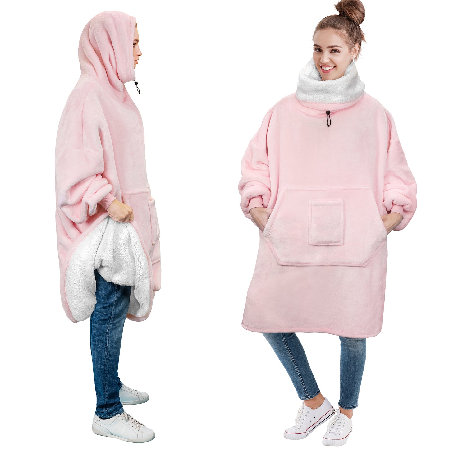 Neck Warmer Sweatshirt Hoodie Blanket