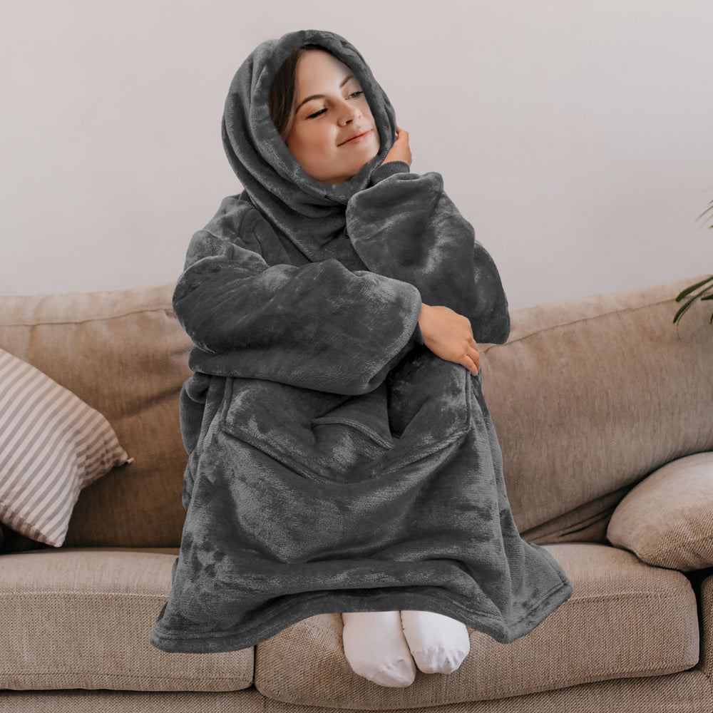 Neck Warmer Sweatshirt Hoodie Blanket