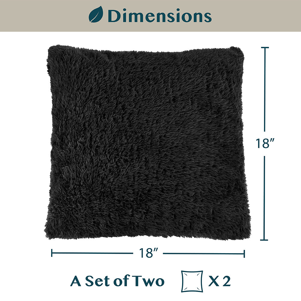 Sherpa Fleece Pillow Cover - Set of 2