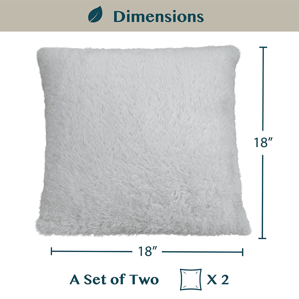 Sherpa Fleece Pillow Cover - Set of 2