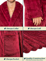 Men's Sherpa Fluffy Robe