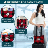 Airplane Fleece Travel Blanket Pillow