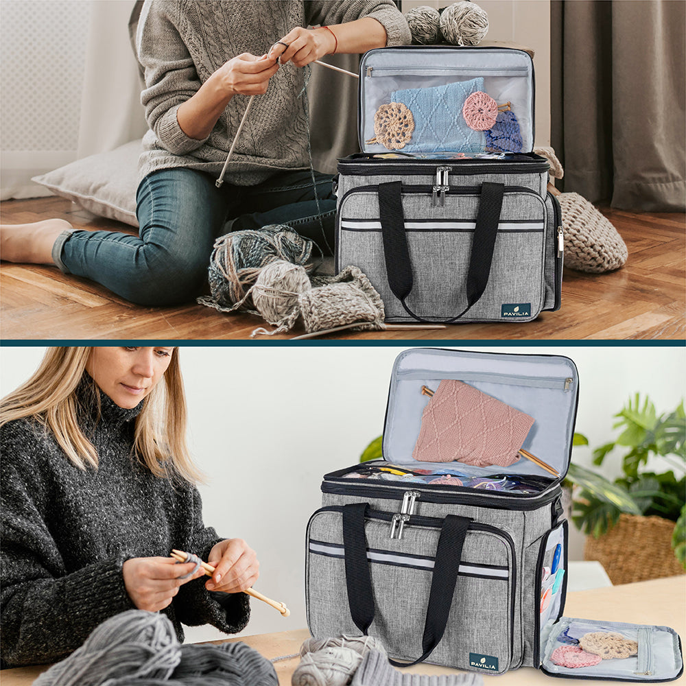 Large Yarn Organizer Knitting Bag