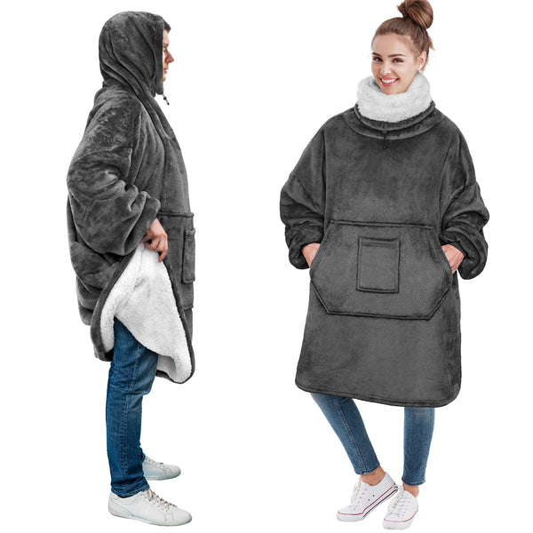 Neck Warmer Sweatshirt Hoodie Blanket