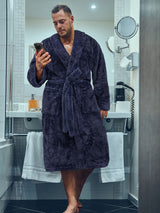 Men's Sherpa Fluffy Robe