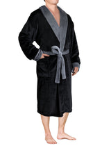 Men's Two-Tone Fleece Robe